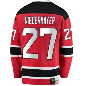 Men’s New Jersey Devils Scott Niedermayer Fanatics Branded Red Premier Breakaway Retired Player Jersey