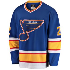 Men’s St. Louis Blues Al Macinnis Fanatics Branded Blue Premier Breakaway Retired Player Jersey