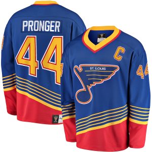 Men’s St. Louis Blues Chris Pronger Fanatics Branded Blue Breakaway Retired Player Jersey