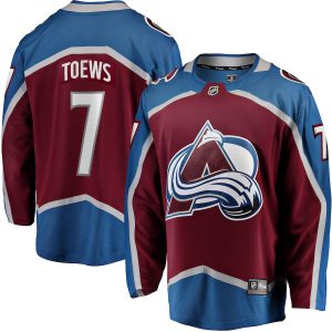 Men’s Colorado Avalanche Devon Toews Fanatics Branded Burgundy Home Breakaway Player Jersey