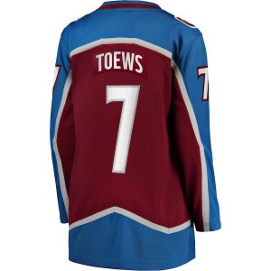 Women’s Colorado Avalanche Devon Toews Fanatics Branded Burgundy Home Breakaway Player Jersey