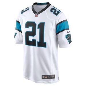 Men’s Carolina Panthers Jeremy Chinn Nike White Game Jersey