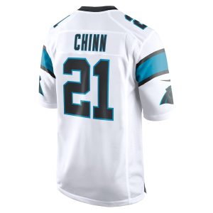 Men’s Carolina Panthers Jeremy Chinn Nike White Game Jersey