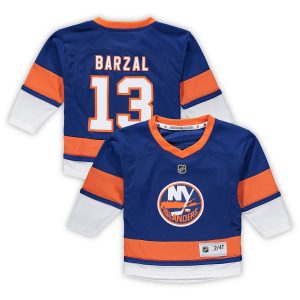 Toddler New York Islanders Mathew Barzal Royal Home Replica Player Jersey