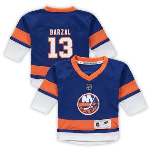 Toddler New York Islanders Mathew Barzal Infant Home Replica Player Jersey