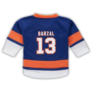 Toddler New York Islanders Mathew Barzal Infant Home Replica Player Jersey