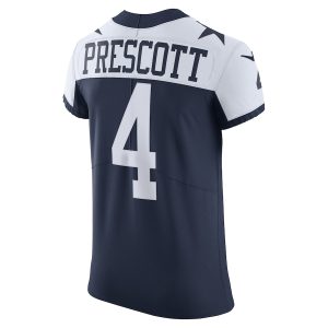 Men’s Dallas Cowboys Dak Prescott Nike Navy Alternate Vapor Elite Player Jersey