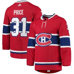 Men’s Montreal Canadiens Carey Price adidas Red Home Primegreen Authentic Player Jersey