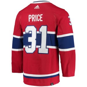 Men’s Montreal Canadiens Carey Price adidas Red Home Primegreen Authentic Player Jersey