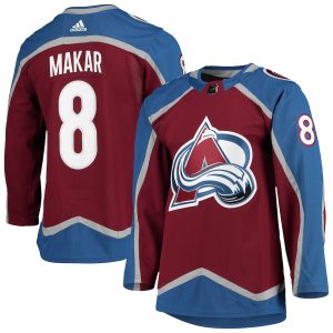 Men’s Colorado Avalanche Cale Makar adidas Burgundy Home Primegreen Authentic Player Jersey