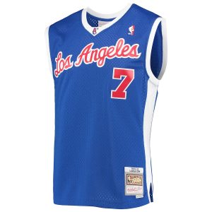 Men’s LA Clippers Lamar Odom Mitchell & Ness Royal 2001/02 Hardwood Classics Swingman Jersey