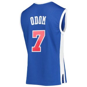 Men’s LA Clippers Lamar Odom Mitchell & Ness Royal 2001/02 Hardwood Classics Swingman Jersey