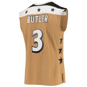 Men’s Washington Wizards Caron Butler Mitchell & Ness Gold 2001/02 Hardwood Classics Swingman Jersey