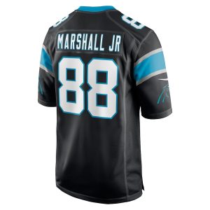 Men’s Carolina Panthers Terrace Marshall Jr. Nike Black 2021 NFL Draft Pick Player Game Jersey