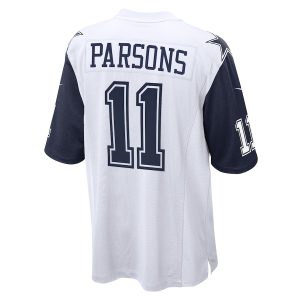 Men’s Dallas Cowboys Micah Parsons Nike White Alternate Game Jersey