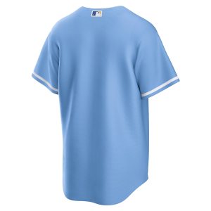 Men’s Kansas City Royals Nike Light Blue Alternate Replica Team Logo Jersey