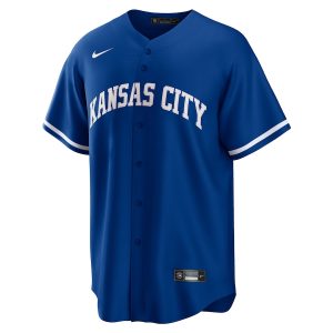 Men’s Kansas City Royals Nike Royal Alternate Replica Team Jersey