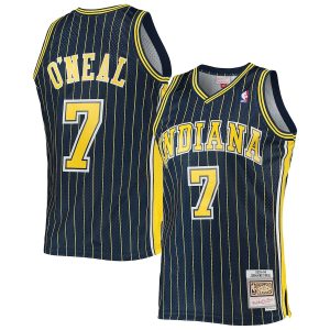 Men’s Indiana Pacers Jermaine O’Neal Mitchell & Ness Navy 2003/04 Hardwood Classics Swingman Jersey