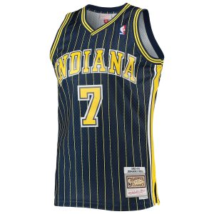 Men’s Indiana Pacers Jermaine O’Neal Mitchell & Ness Navy 2003/04 Hardwood Classics Swingman Jersey