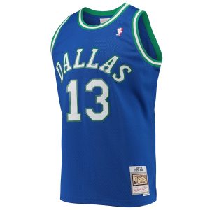 Men’s Dallas Mavericks Steve Nash Mitchell & Ness Blue 1998/99 Hardwood Classics Swingman Jersey