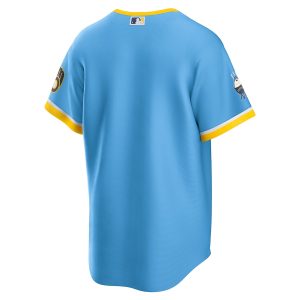 Men’s Milwaukee Brewers Nike Powder Blue City Connect Replica Team Jersey