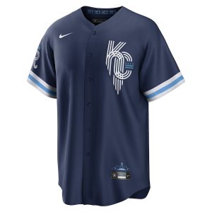 Men’s Kansas City Royals Andrew Benintendi Nike Navy City Connect Replica Player Jersey