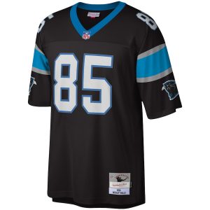 Men’s Carolina Panthers Wesley Walls Mitchell & Ness Black Legacy Replica Jersey