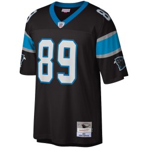 Men’s Carolina Panthers Steve Smith Mitchell & Ness Black Legacy Replica Jersey