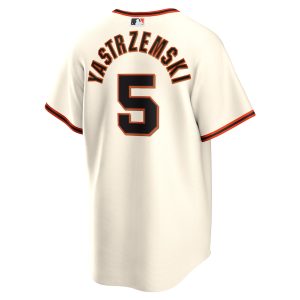 Men’s San Francisco Giants Mike Yastrzemski Nike Cream Home Replica Player Jersey