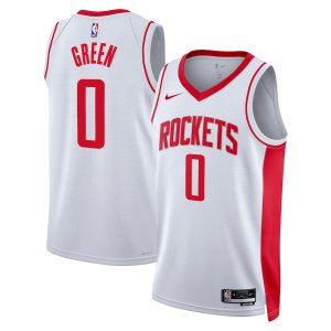 Houston Rockets Jalen Green Nike White Swingman Jersey – Association Edition