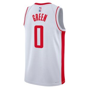 Houston Rockets Jalen Green Nike White Swingman Jersey – Association Edition