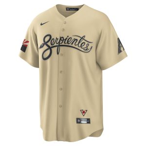 Men’s Arizona Diamondbacks Madison Bumgarner Nike Sand City Connect Replica Player Jersey