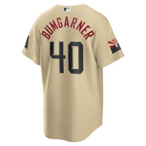 Men’s Arizona Diamondbacks Madison Bumgarner Nike Sand City Connect Replica Player Jersey