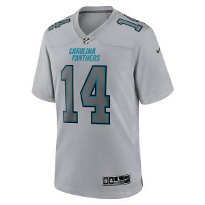 Men’s Carolina Panthers Sam Darnold Nike Gray Atmosphere Fashion Game Jersey