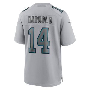 Men’s Carolina Panthers Sam Darnold Nike Gray Atmosphere Fashion Game Jersey