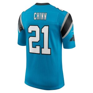 Men’s Carolina Panthers Jeremy Chinn Nike Blue Vapor Limited Jersey