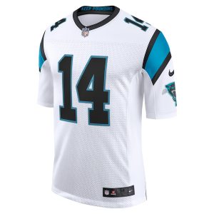 Men’s Carolina Panthers Sam Darnold Nike White Vapor Limited Jersey