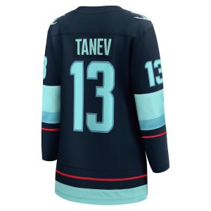 Women’s Seattle Kraken Brandon Tanev Fanatics Branded Deep Sea Blue Home Premier Breakaway Player Jersey