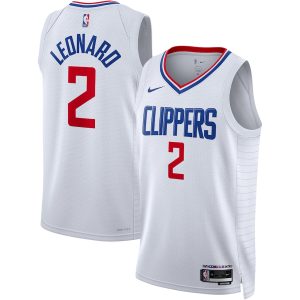 Unisex LA Clippers Kawhi Leonard Nike White Swingman Jersey – Association Edition