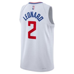 Unisex LA Clippers Kawhi Leonard Nike White Swingman Jersey – Association Edition