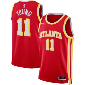 Unisex Atlanta Hawks Trae Young Nike Red Swingman Jersey – Icon Edition