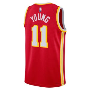 Unisex Atlanta Hawks Trae Young Nike Red Swingman Jersey – Icon Edition