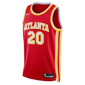 Unisex Atlanta Hawks John Collins Nike Red Swingman Jersey – Icon Edition