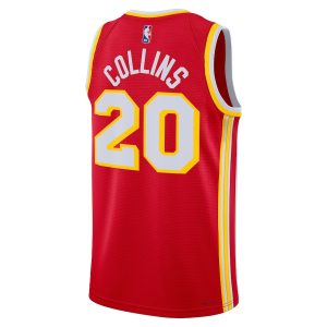 Unisex Atlanta Hawks John Collins Nike Red Swingman Jersey – Icon Edition