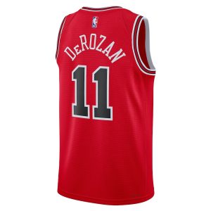 Unisex Chicago Bulls DeMar DeRozan Nike Red Swingman Jersey – Icon Edition