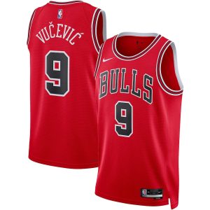 Unisex Chicago Bulls Nikola Vucevic Nike Red Swingman Jersey – Icon Edition