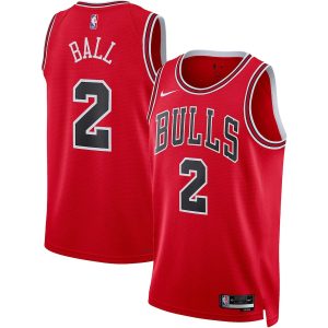 Unisex Chicago Bulls Lonzo Ball Nike Red Swingman Jersey – Icon Edition