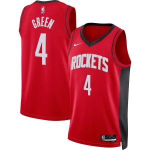 Unisex Houston Rockets Jalen Green Nike Red Swingman Jersey – Icon Edition