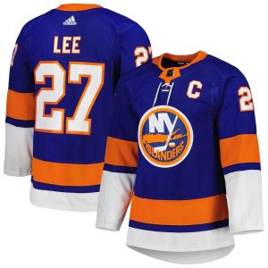 Men’s New York Islanders Anders Lee adidas Royal Home Primegreen Authentic Player Jersey