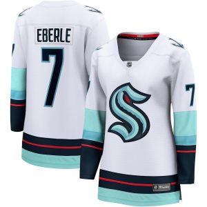 Women’s Seattle Kraken Jordan Eberle Fanatics Branded White Away Premier Breakaway Player Jersey